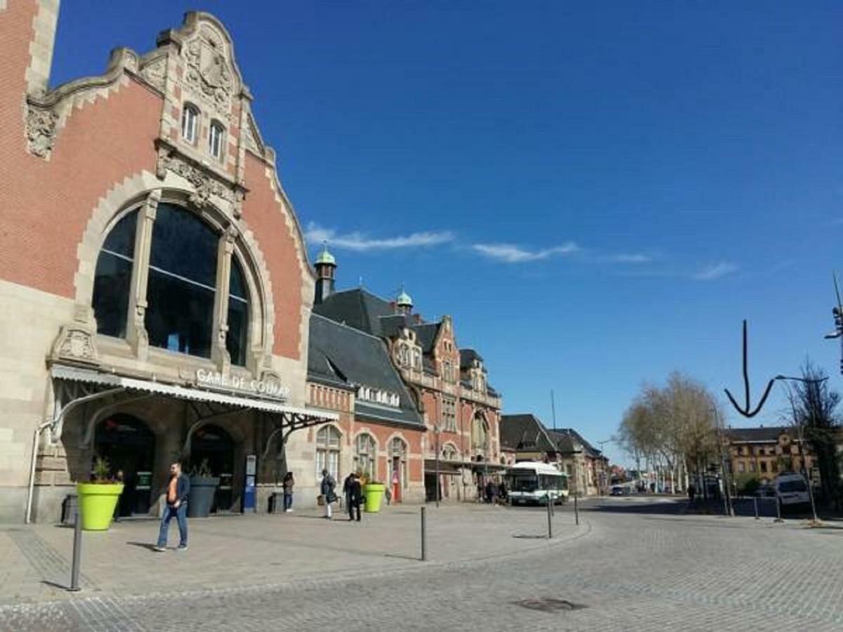 Апартаменты Studio De Charme Au Pied De La Gare Кольмар Экстерьер фото